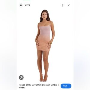 House of cb ombré dress